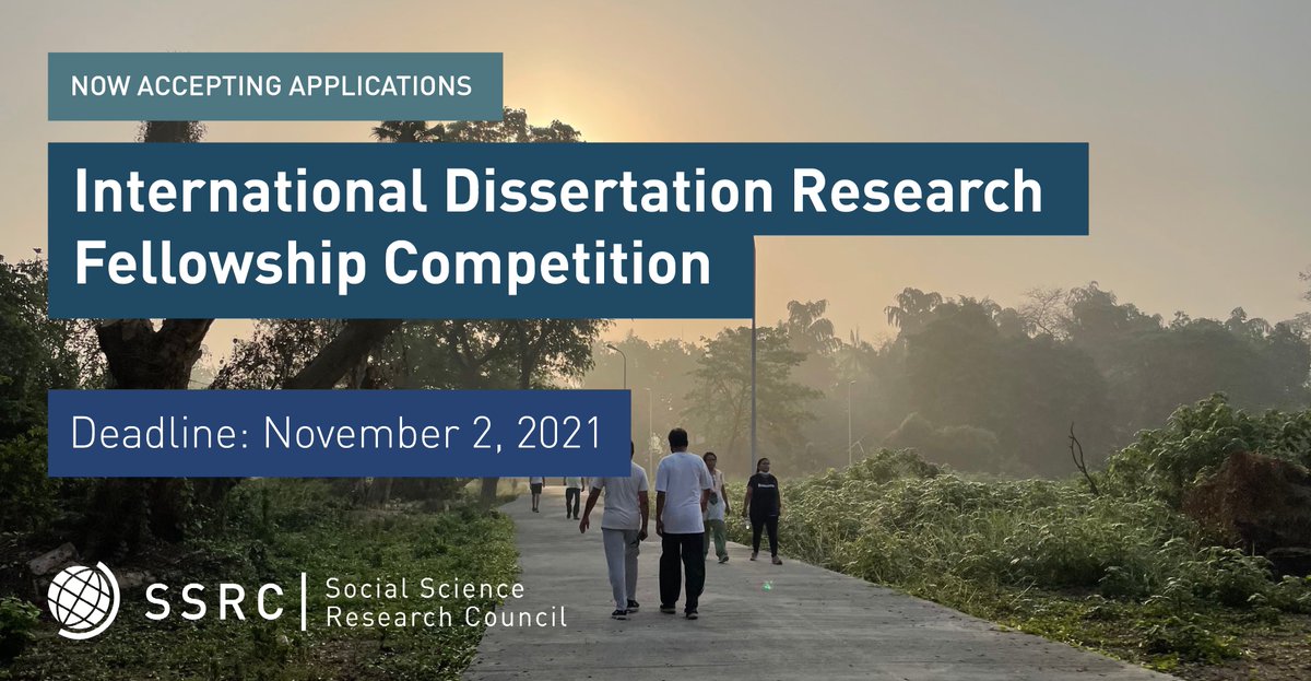 ssrc_org's tweet image. APPLY | Submit your proposal for the 2022 @SSRC_IDRF fellowship competition by Nov 2. Learn more about the fellowships, supporting PhD students in the US conducting dissertation research with US Indigenous or on non-US cultures and societies. ow.ly/PXDH50G6sqk
