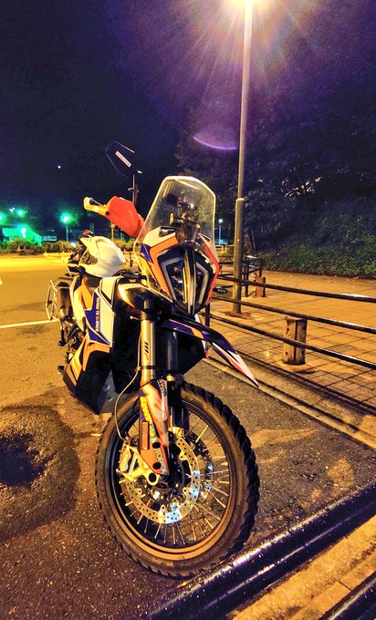 バイクに適した気温になってきたね 