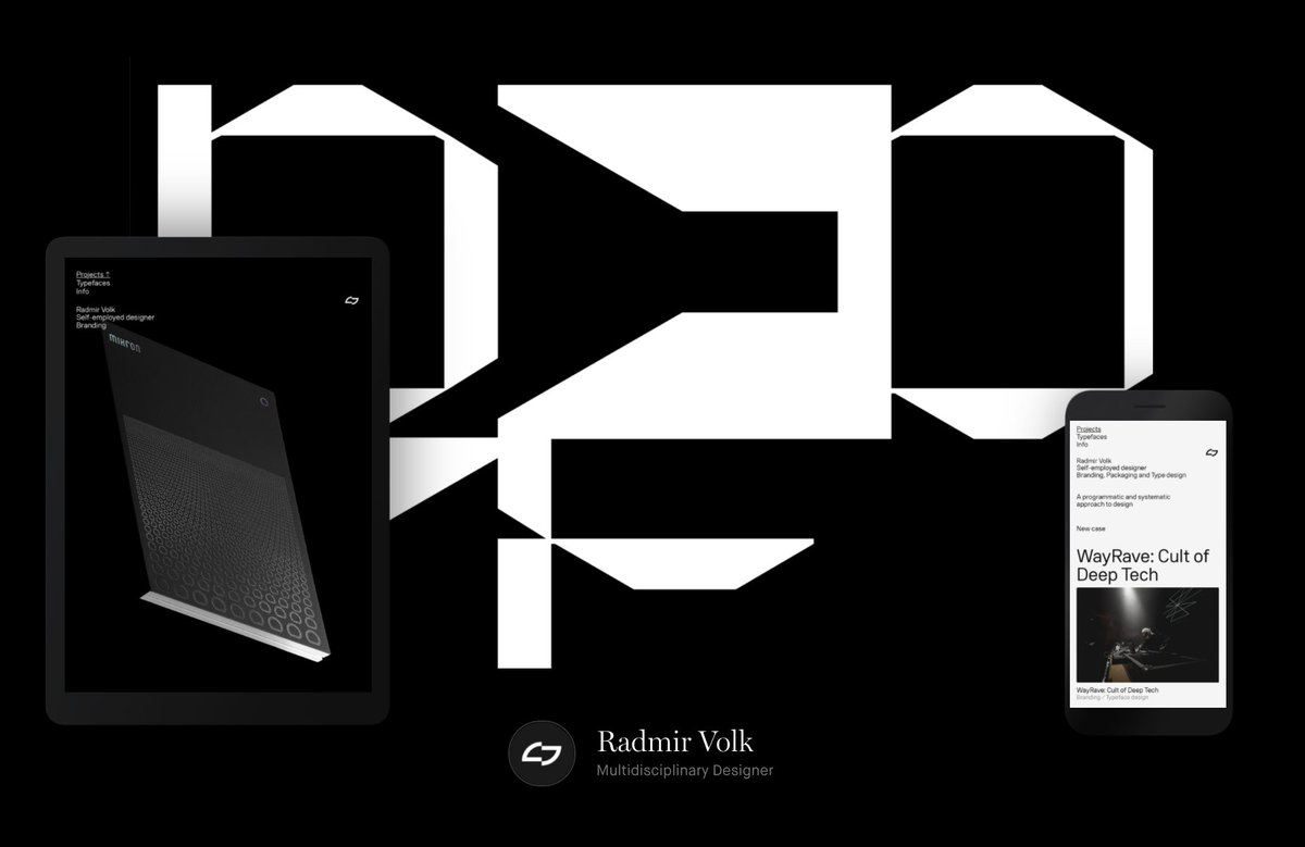 So many good submissions this week. 

Today we welcome <a href="/nue_ker/">Nueker</a> &amp; Radmir Volk to the Semplice family 🖤 

→ semplice.com/showcase