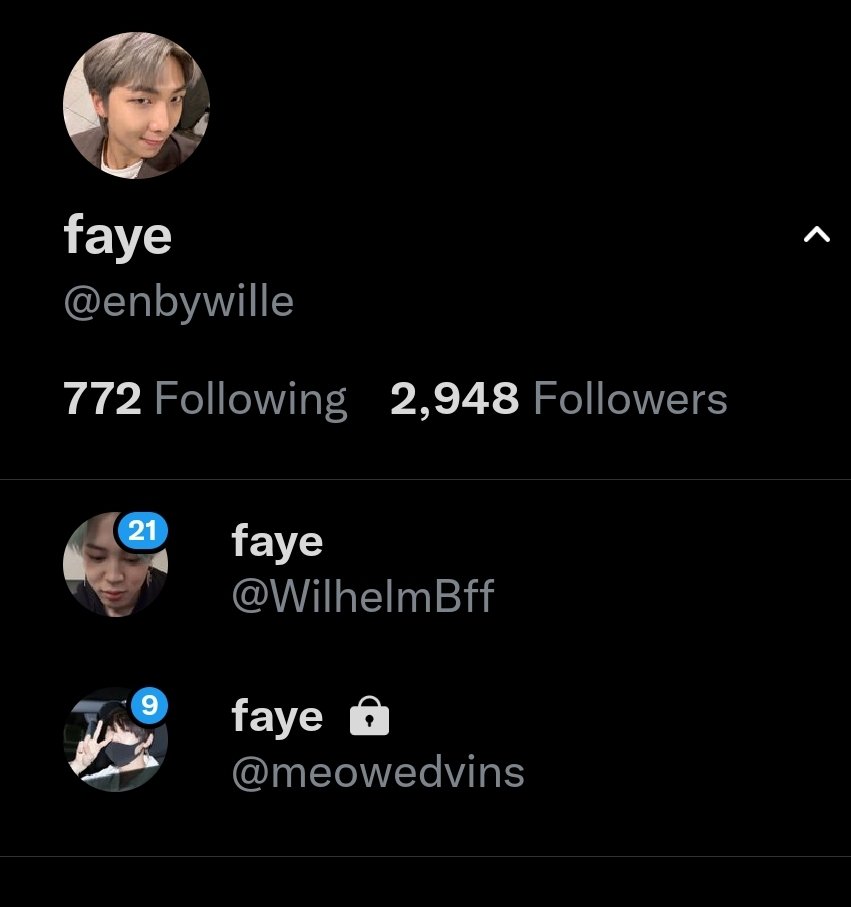 voidchlmt's tweet image. all sexc usernames