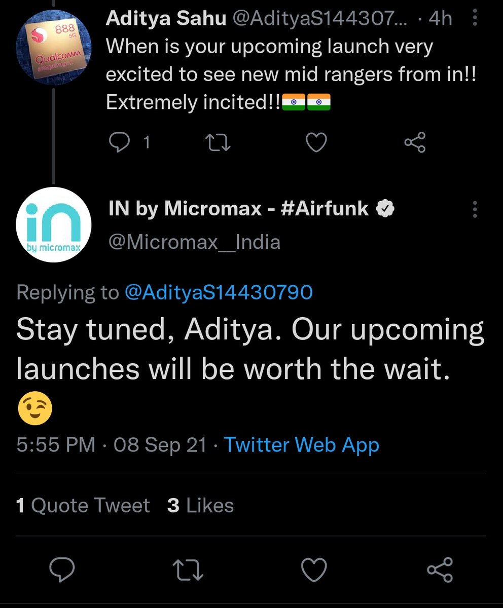 TechKard's tweet photo. So @Micromax__India hinting about it's upcoming launches.
TV's and smartphones ✌️
TV's aldredy listed on BIS.
(https://t.co/SdxXHnx1K8)
#Micromax #inforindia https://t.co/7JZEFe71ib