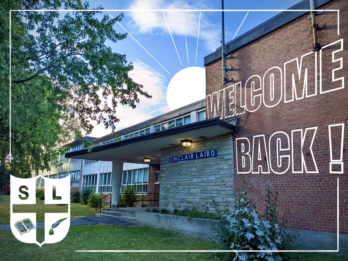 It’s a new school year at Sinclair Laird Elementary school! We look forward to all the exciting events, activities and learning opportunities the next few months have in store. We’ll be posting it all right here on Twitter (and Instagram/Facebook as well)!