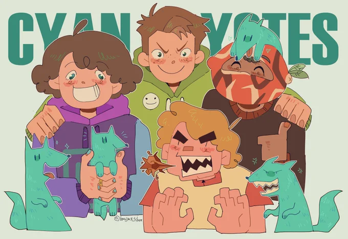 Cyan Coyotes more like winner POV

🔄🗨️♥️ appreciated
#mccfanart #dreamfanart #ponkfanart #tommyinnitfanart #karljacobsfanart 