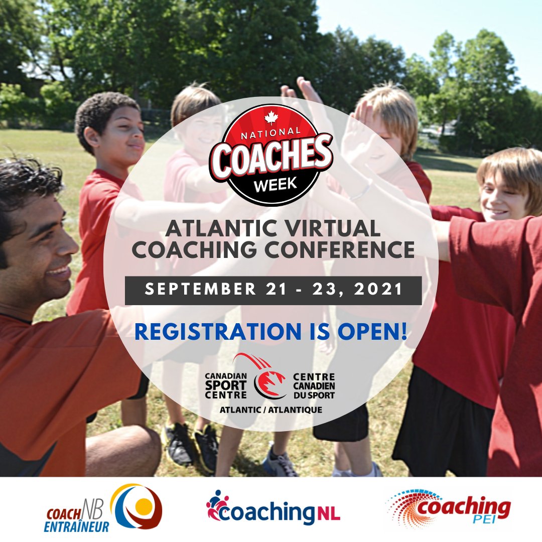 CSIAtlantic's tweet photo. β REGISTRATION IS OPEN β for the Atlantic Virtual Coaching Conference
π₯September 21-23, 2021π₯
Register by going to:
https://t.co/TA2xvMwiIM https://t.co/n0TsNXoQRu