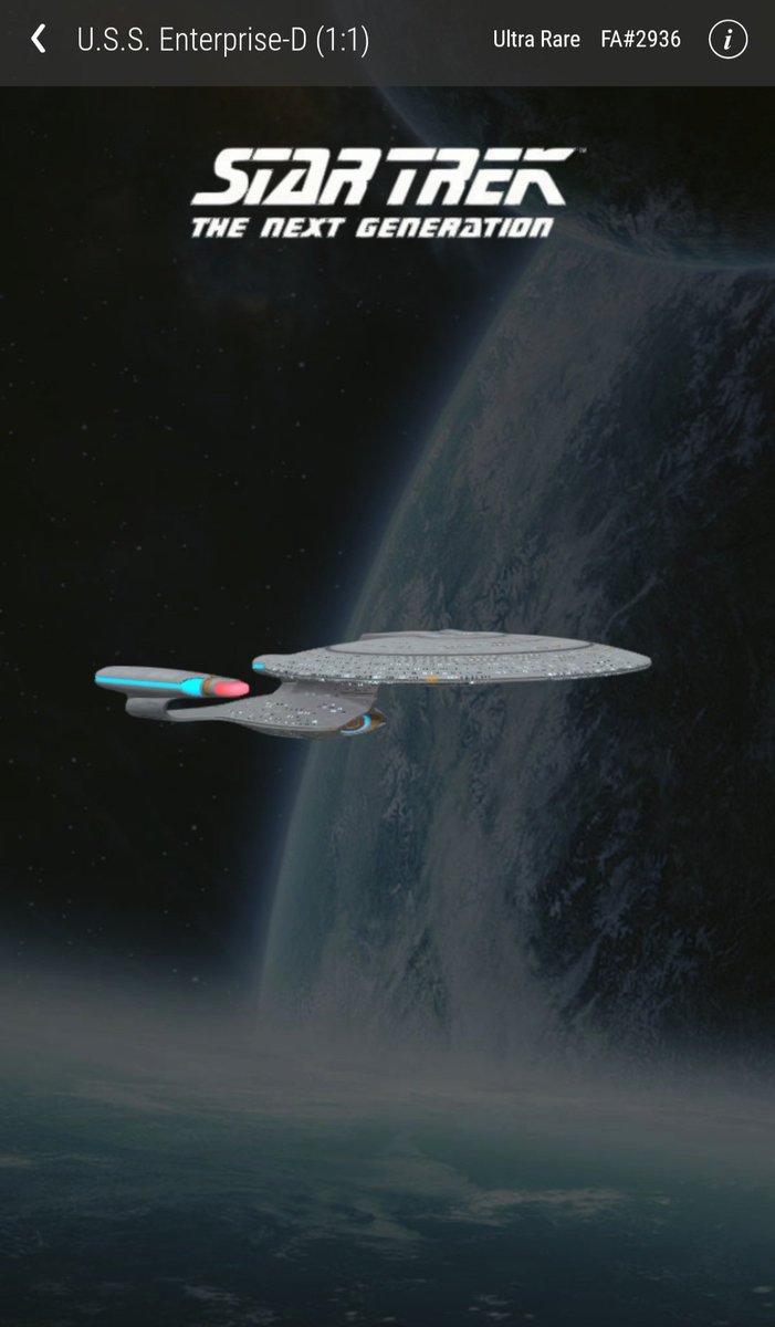 Secured an official #StarTrek NFT this morning. Happy Star Trek day!