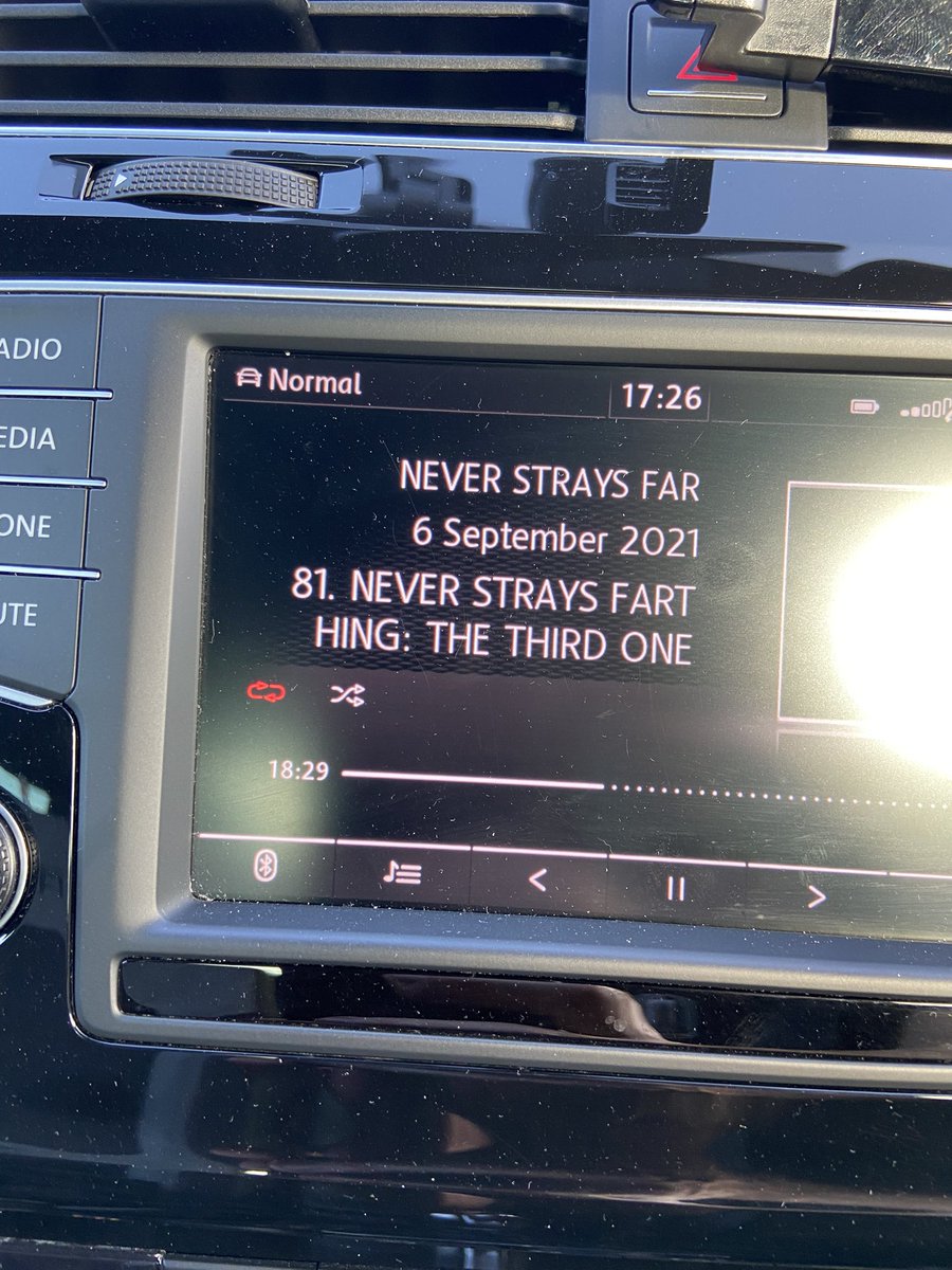 I think the title of your podcast <a href="/millarmind/">David Millar</a> <a href="/nedboulting/">Ned Boulting 🏳️‍⚧️</a> is confusing my car stereo
