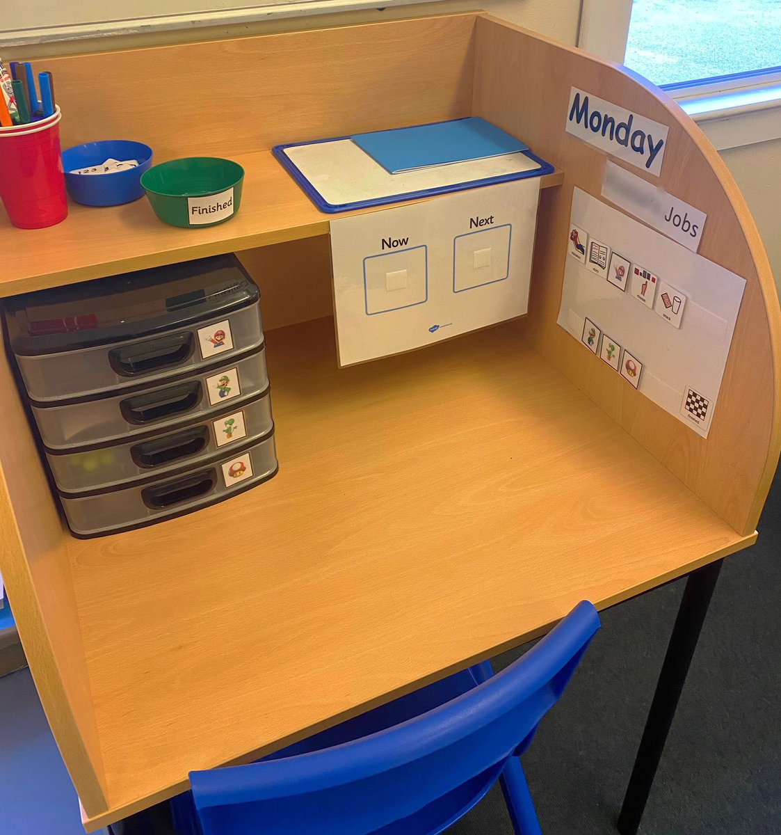 A lovely independent workstation. We do love a bit of Super Mario … Mama Mia!
