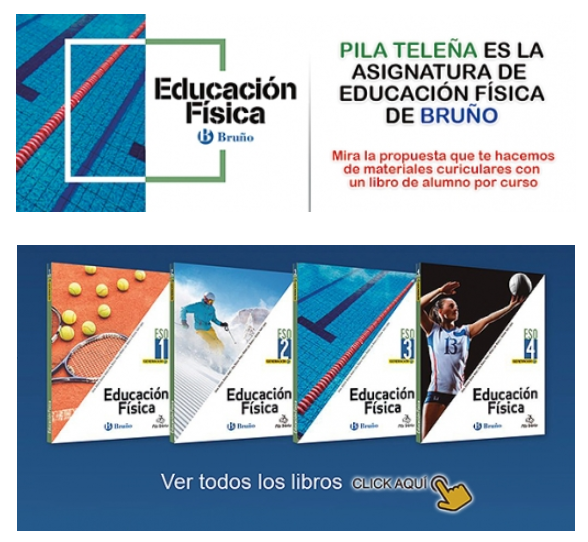 Pila Teleña on Twitter: "Mira la propuesta de materiales curriculares con un libro del alumno por curso. Libros para profesores de Educación Física de Primaria y de ESO.