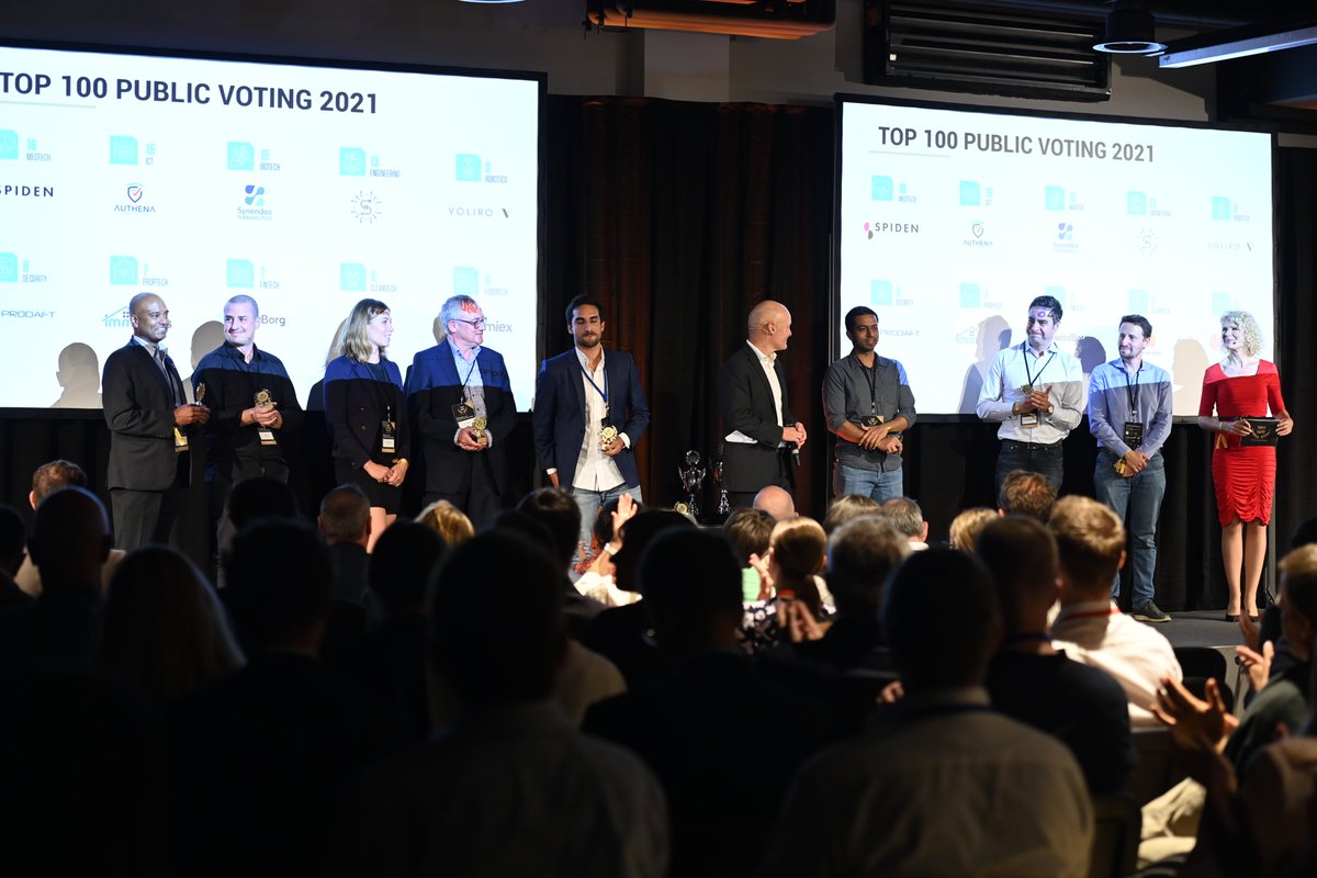 venturelab_ch's tweet image. More than 10,000 voted – 10 won!
BIG APPLAUSE for the winners of the TOP 100 Public Voting 2021:
@AuthenaAG @Immozins @Kemiex #Perovskia @PRODAFT #Spiden @Swissborg @Synendos @Synthara #Voliro 
top100startups.swiss/award2021 
#TOP100SSU
