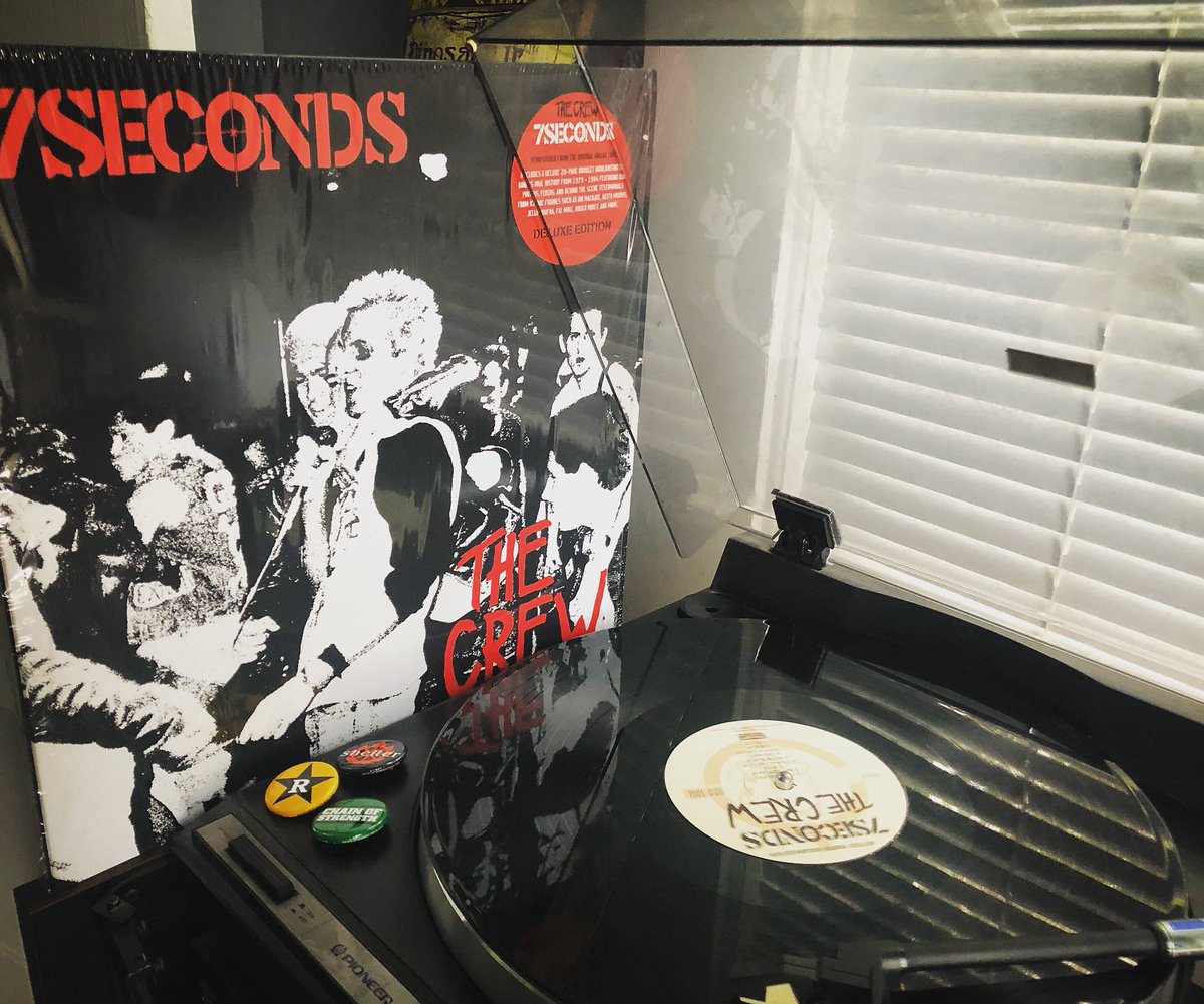 “I’m gonna stay young until I die!” 7 Seconds - The Crew reissue on Trust Records 2021 @7SecsHardcore #7seconds #trustrecords #thecrew #hardcorevinyl #punkrockrecordcollection #punkrecords #vinylnerd #hardcorepunkrock