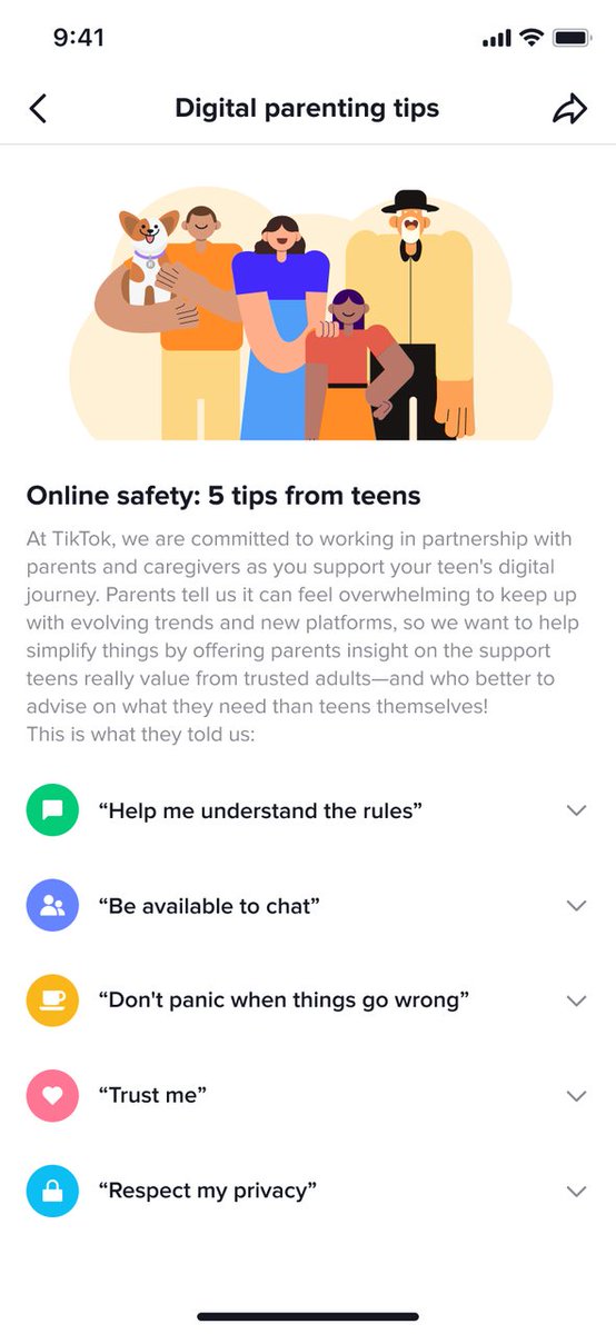 #sp TikTok is expanding its Family Pairing feature by adding advice for parents co-developed with teens and youth safety experts to support productive conversations about digital literacy and safety among caregivers and their teens. 
Learn more: newsroom.tiktok.com/en-us/new-fami…