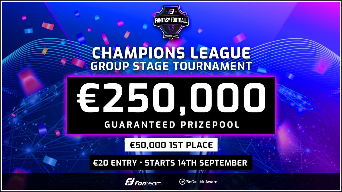 FanTeamOfficial's tweet photo. 🎟️ 𝗨𝗖𝗟 #JoyofSix 𝗚𝗜𝗩𝗘𝗔𝗪𝗔𝗬 🎟️

With just 6 sleeps to go until the #UCL returns, we're giving away 6️⃣ tickets to our €250K game!

𝗧𝗢 𝗪𝗜𝗡

RT &amp; REPLY with the 𝙩𝙤𝙩𝙖𝙡 goals you expect in these 3 games

🏴󠁧󠁢󠁷󠁬󠁳󠁿 #WAL 🆚 #EST 🇪🇪
🍀 #NIR 🆚 #SWI🇨🇭
🇵🇱 #POL 🆚 #ENG 🏴󠁧󠁢󠁥󠁮󠁧󠁿 https://t.co/4Q9AsFBY94