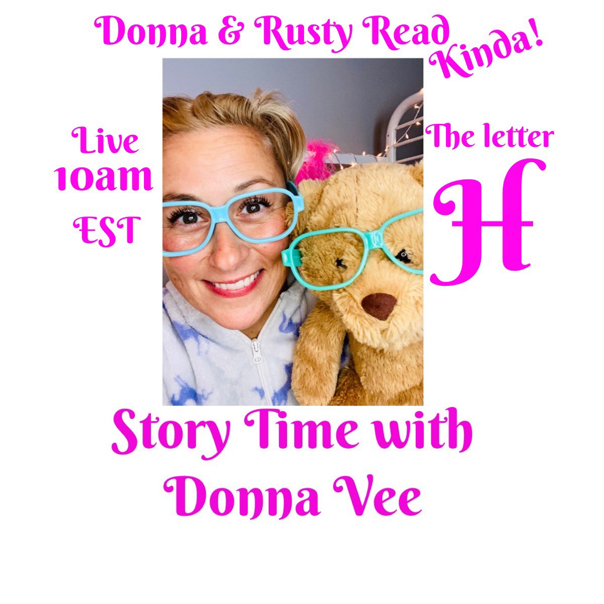 STWDonnaVee's tweet photo. Gooood morrrrrrrning Story Timers! Day 3 of STWDV with me and Rusty!!The letter is “H” for I HOPE you’re enjoying it!! #dogsofinstagram #puppiesofinstagram #rustyforrestjoaquinrescuedlife #storytimewithdonnavee https://t.co/62WZ7sWH1h