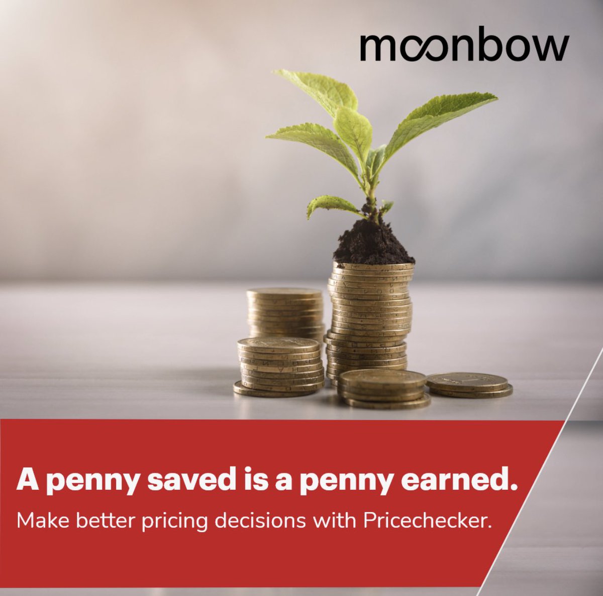 Monitoring your competitors prices is 
more important than ever before. 

How do you react to changes in the marketplace? 

Talk to the team at Moonbow and learn how these changes can be monitored through #Pricechecker. 

#Retail #competitor #price #Sales #DigitalMarketing