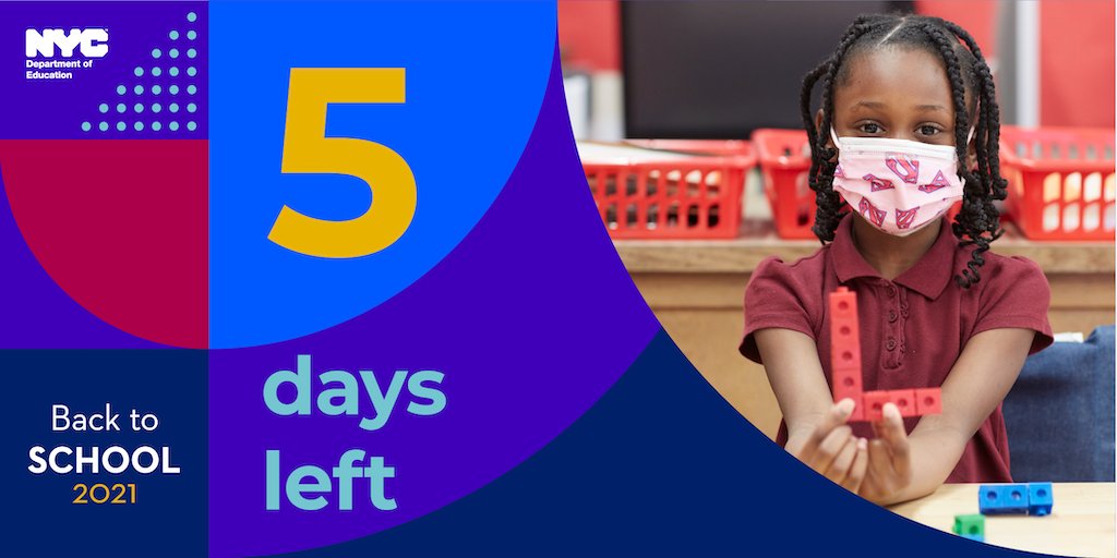 NYC Public Schools on Twitter "5 DAYS LEFT for BackToSchoolNYC
