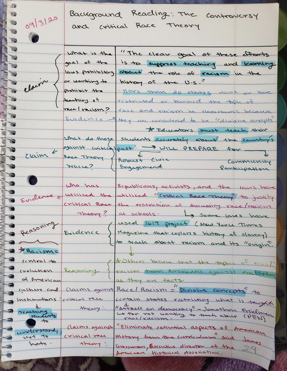 #BrayersBest preparation for Socratic seminar today! #chswicor