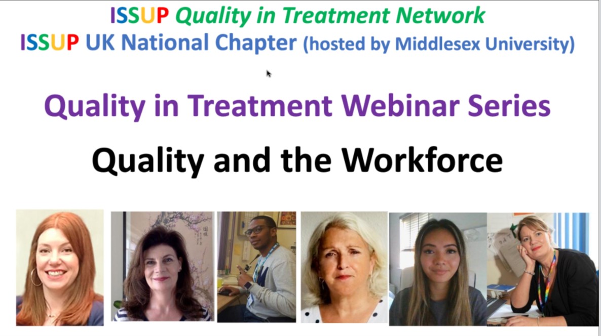 issupnet's tweet photo. Huge thanks to everyone who joined us this afternoon for our 3rd #QualityinTreatment webinar. 

Special thanks to our facilitators, @ADPconsultancy @HSCEFaculty_mdx and @MiddlesexUni, to our speakers from @scotgov, @IntNSAGlobal, @NHS_Lothian and @CNWLNHS. https://t.co/Iutpeupfpo