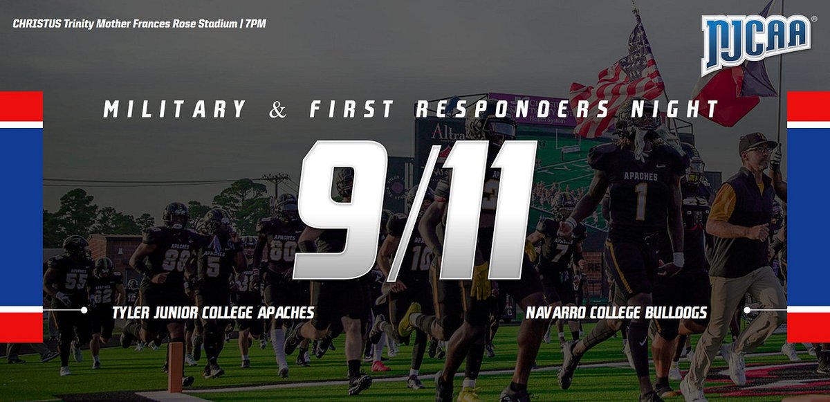 ApacheAthletics's tweet image. Football: Military, First Responders to be Honored as Part of 9/11 Game
 - apacheathletics.com/article/3160