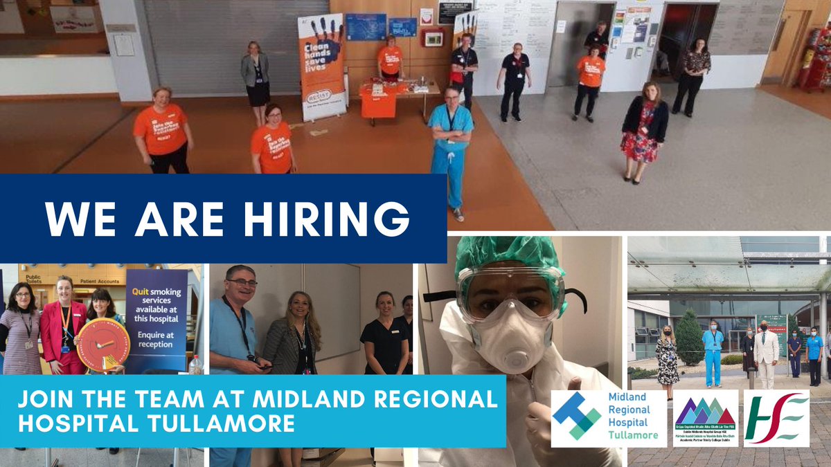 HSEDubMidlands's tweet photo. #MRHTullamore is currently hiring Senior Cardiac Physiologist

Closing Date: 21st September 2021 

Apply Here: https://t.co/zQuU36CUbx

#jobfairy #vacancies  #DMHGJobs @hselive @hse_hr @SoniaShortt @WeHSCPs @NHMRHT @claire_foley2 https://t.co/g1eLxjEcV3