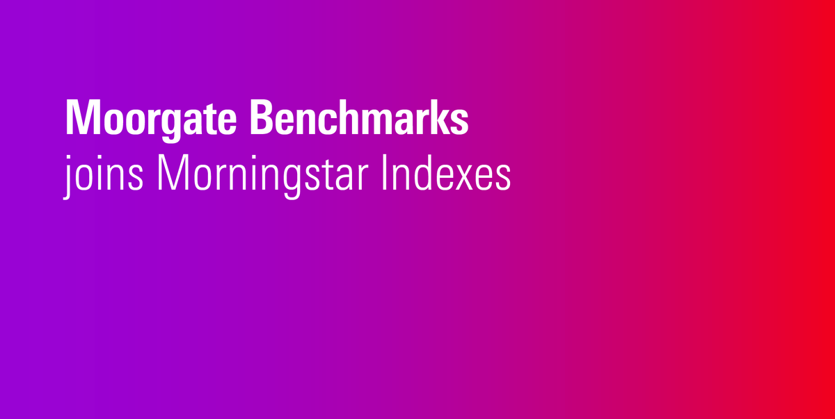 We are excited to welcome <a href="/MoorgateBenchm1/">Moorgate Benchmarks</a>, European-based provider of global index design, calculation and administration services to the Morningstar global family. spr.ly/6017y0LlN