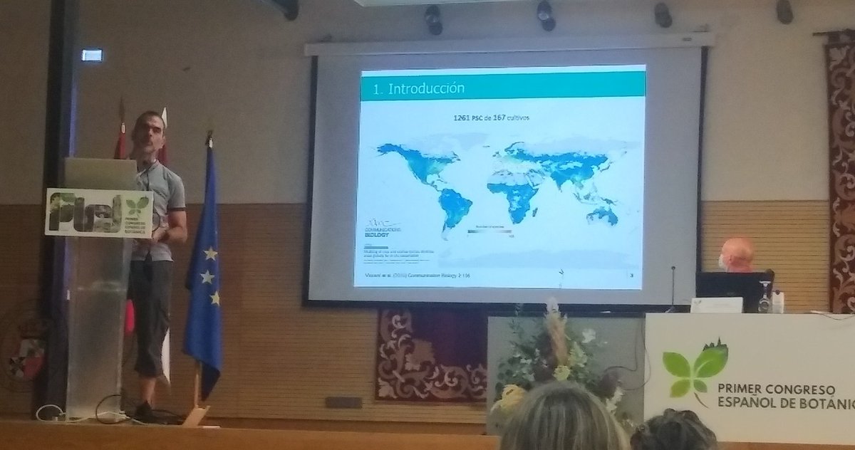 AdApta_Lab's tweet photo. En la segunda sesión plenaria de #Sebot2021 es @itxema quien presenta una comunicación en la que nos habla de la Estrategia Nacional para la Conservación y uso de #ParientesSilvestresCultivos y #PlantasUsoAlimentario. #PSC #PSUA https://t.co/iWpffLBaVN