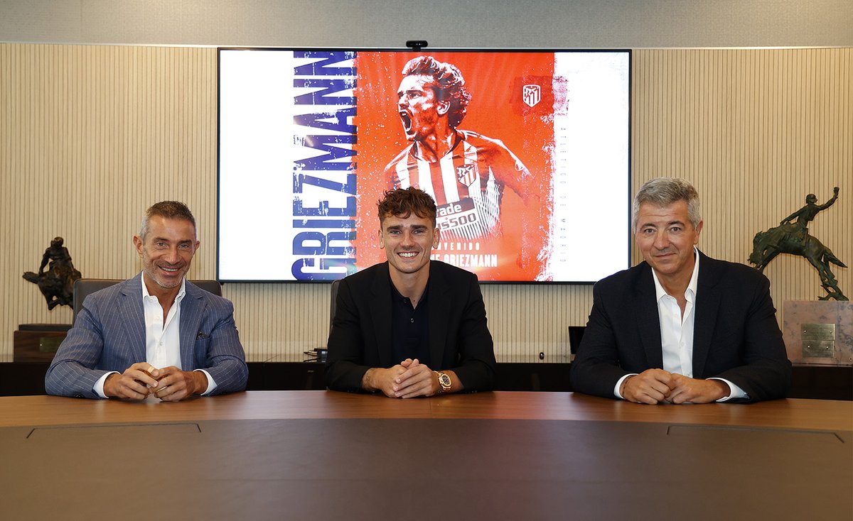 Atleti's tweet photo. 😍 ¡𝐁𝐢𝐞𝐧𝐯𝐞𝐧𝐢𝐝𝐨 𝐚 𝐜𝐚𝐬𝐚! https://t.co/NJpbgYie6i
