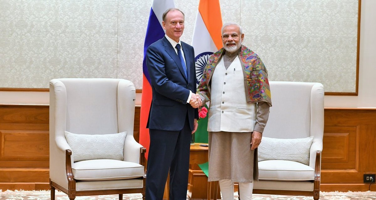 PM #Modi received the Secretary of Russian Security Council #NikolaiPatrushev. During the conversation, a wide range of issues of Russian-Indian cooperation, as well as a number of topics of international agenda were touched upon: #Embassy of #Russia in #India