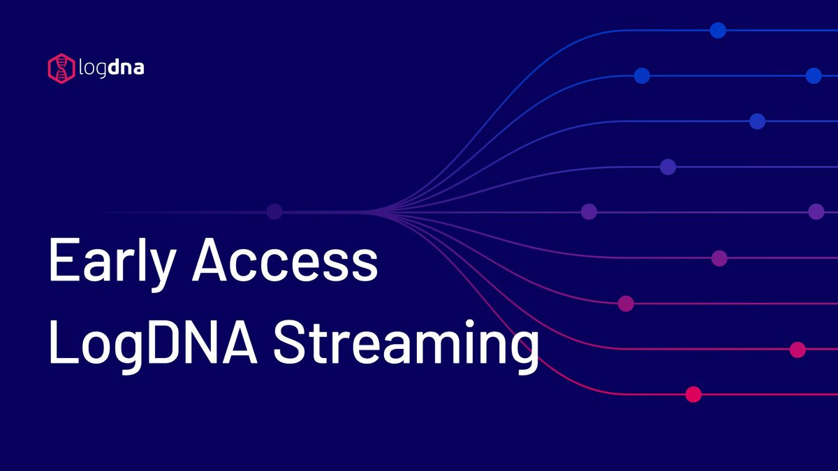Today we announced LogDNA Streaming to enable organizations to ingest massive amounts of log data and route it for a wide range of enterprise observability use cases. 

Learn more on the blog and sign up for early access logdna.com/blog/the-obser…