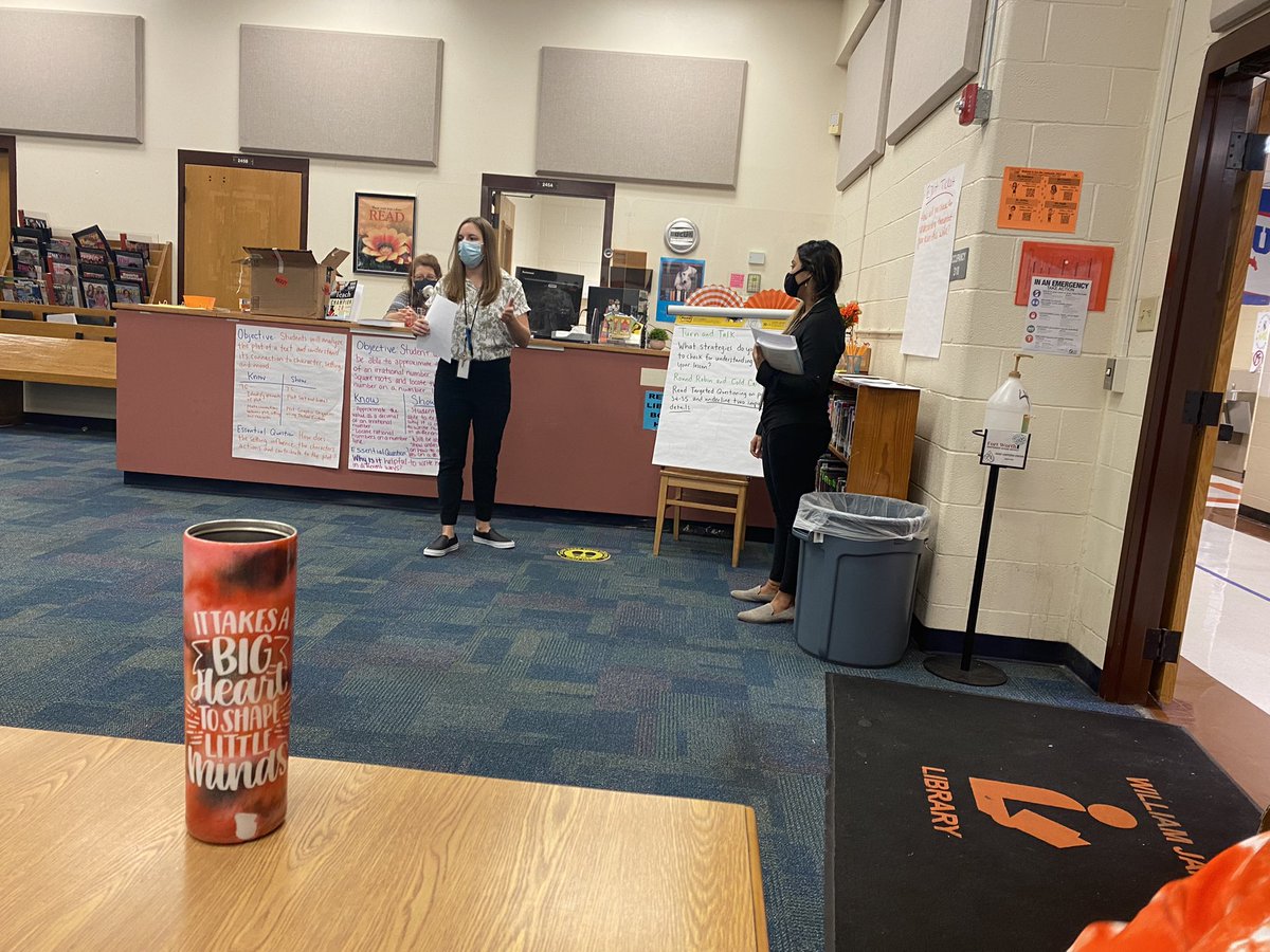 Msmelrincon's tweet image. @WJamesFWISD, our teacher leaders Ms. Arcos and Mrs. Morgan, lead our weekly PD. Our focus today: checks for understanding that get students talking to other students. Teaching and learning is at our core. #FWISD #bearslearn #backtoourfuture.