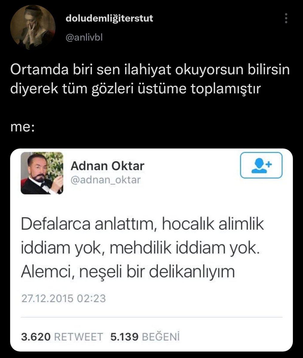 No Context İlahiyat tweet media
