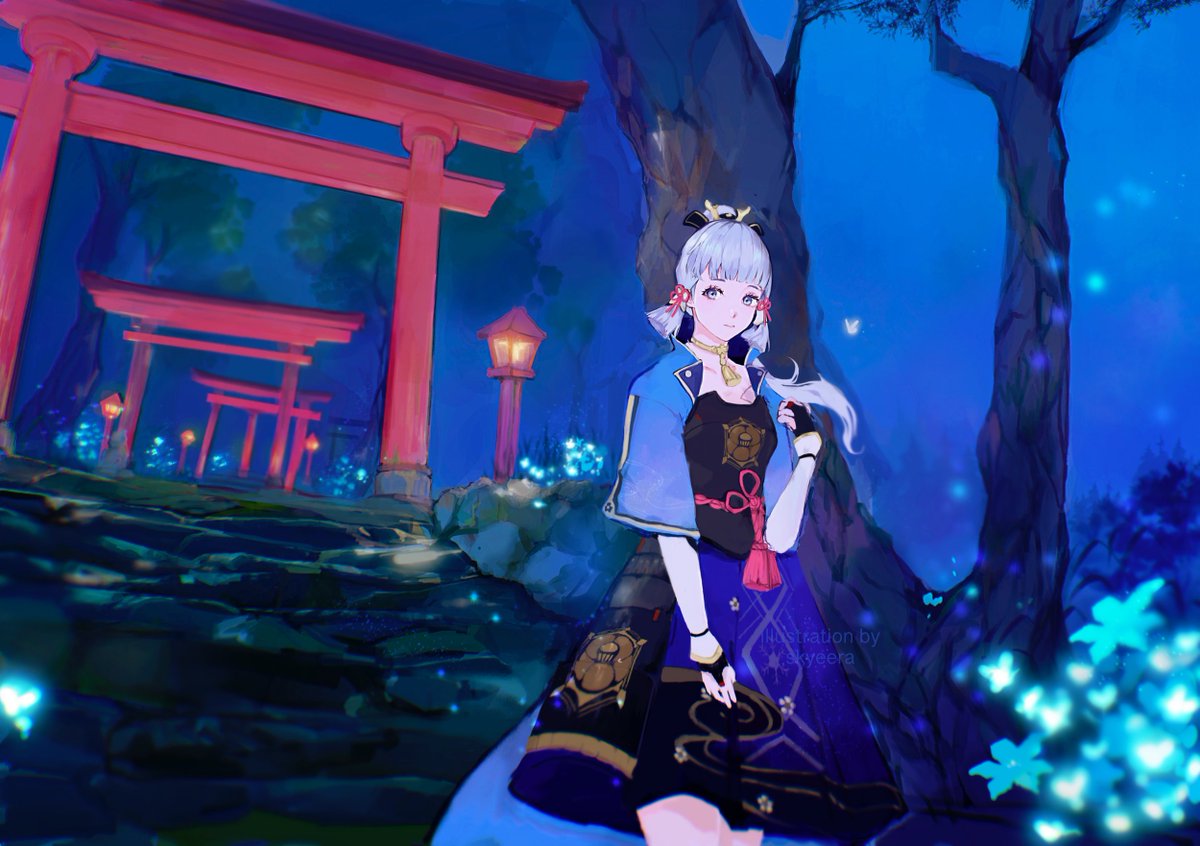 White Heron Princess 🎐 

#原神 #GenshinImpact #kamisatoayaka