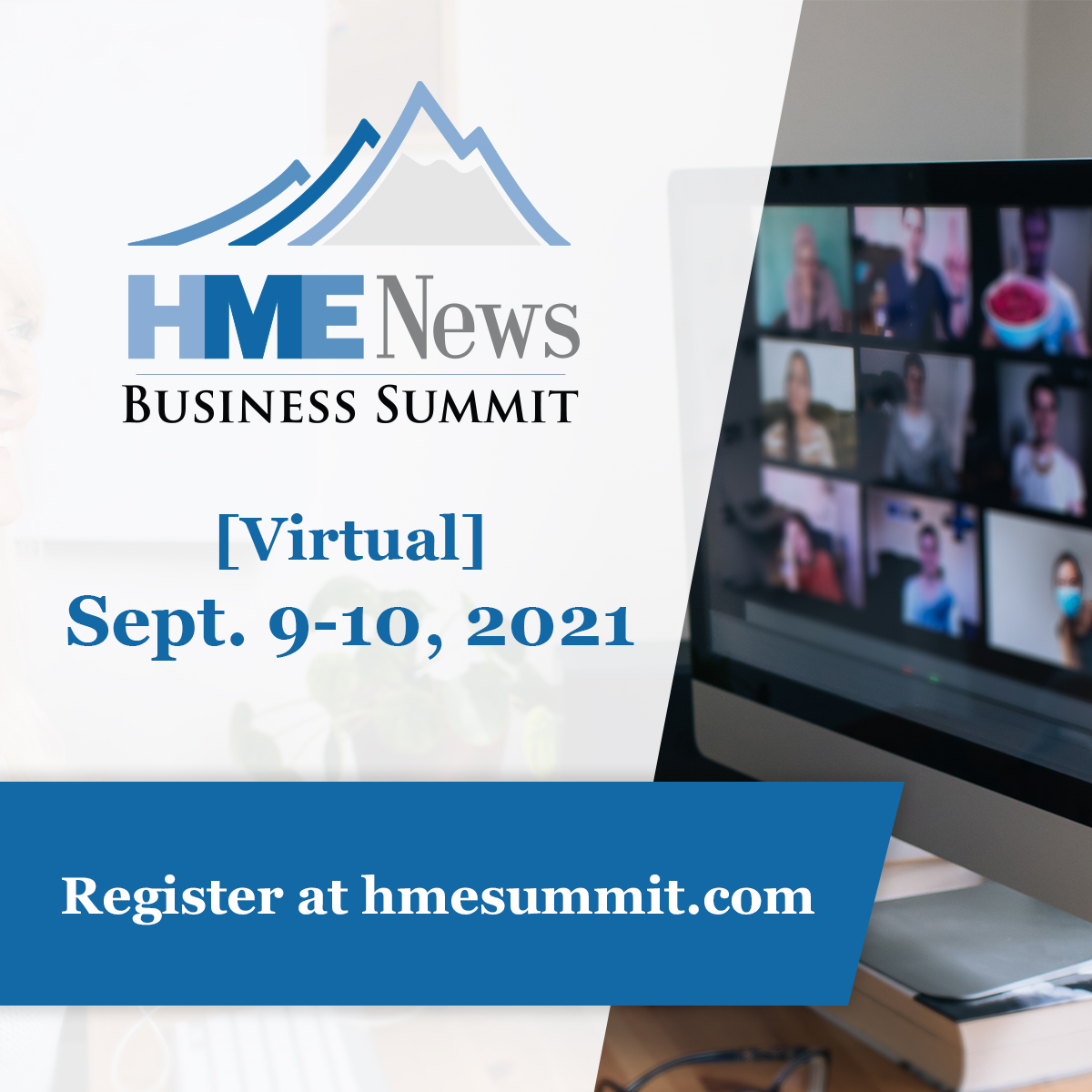 HME_News's tweet photo. The Virtual HME News Business Summit starts TOMORROW at 10am ET! If you are in the HME industry and you haven't signed up yet, let this be your wake up call. Learn more and register: https://t.co/i65FiHbZTB #hmesummit #hme #dme https://t.co/ndO9F4Bbjd