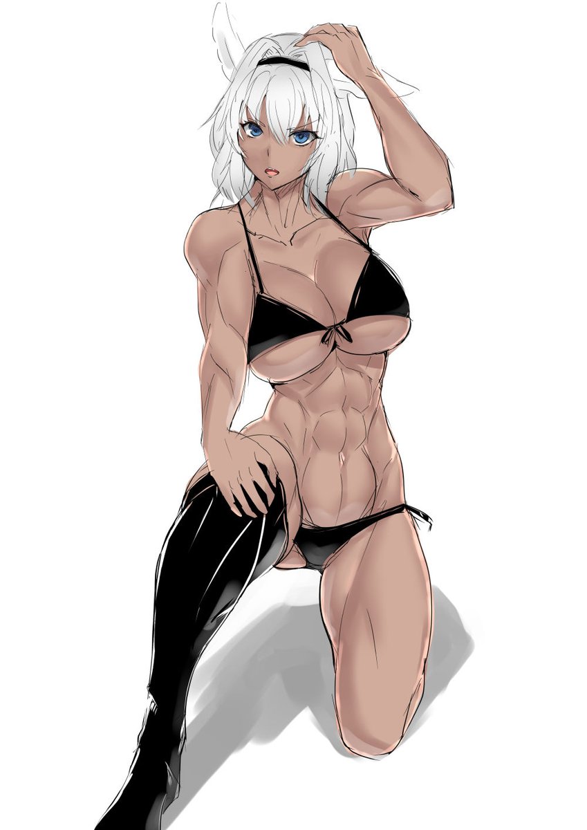 (比較的)水着(っぽい)カイニス過去絵 