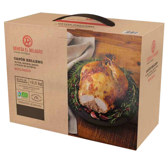 Conoce hoy en Organic Food Iberia a DEHESA EL MILAGRO en el stand 8D118 dónde presentarán su nuevo producto, Pollo relleno Ecológico Gourmet El Milagro. Delicioso y ecológico. Aumento de gama alineado con el exitoso Capón Relleno El Milagro. bit.ly/3kIzevr