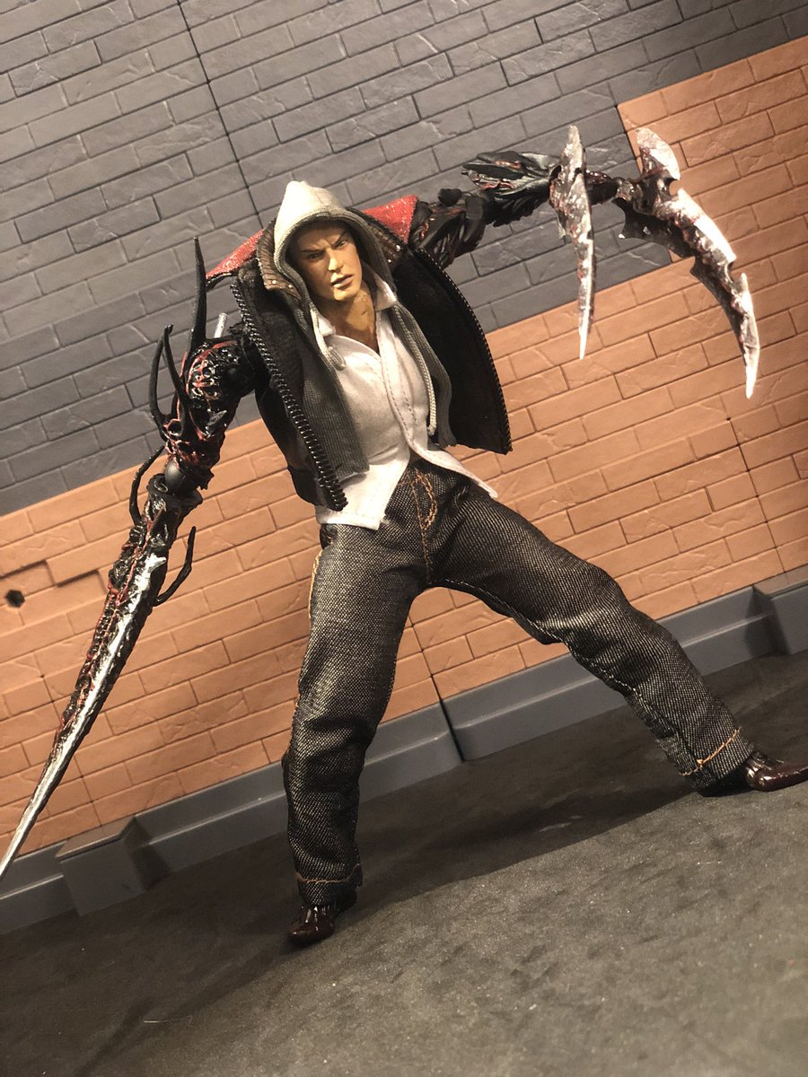 DangerCade223's tweet image. Some photos of a recent Alex Mercer custom I finished. #alexmercer #prototype #prototypegame #activision #game #customfigure #actionfigure #custom #custommade #videogames #gaming #revoltech