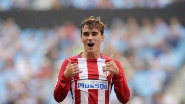 _bbnufc's tweet photo. Griezmann with short hair, run it back https://t.co/gh8umoY39Z