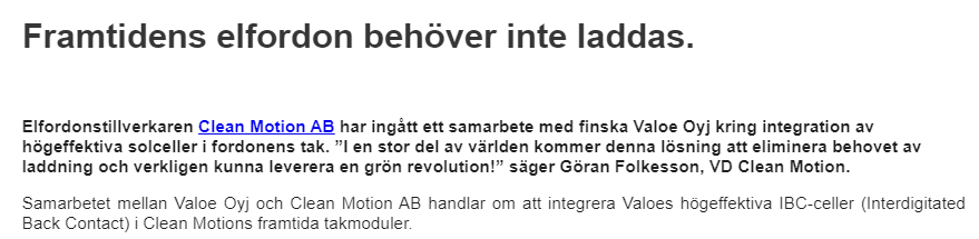 JoakimRonning's tweet photo. Kul för #CleanMotion-Àgarna att bolaget uppfunnit en evighetsmaskin dÄ.
#finanstwitter https://t.co/b75hstvkP4