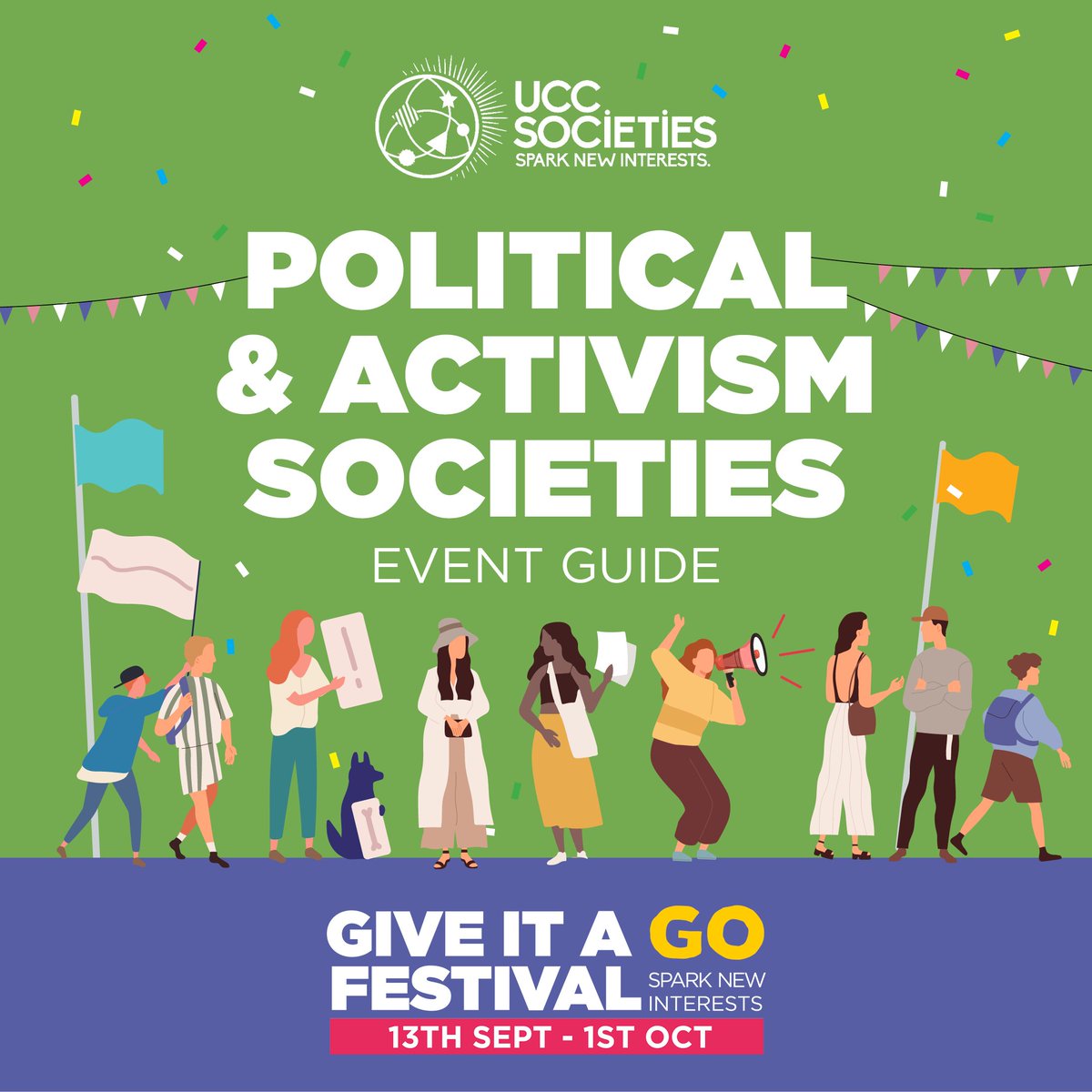 uccsocieties's tweet photo. Here is the #GiveItAGo Schedule for the Political and Activism Societies!

Check out the full list in our bio! 

#UCCSocieties https://t.co/XWa5vdiTWL