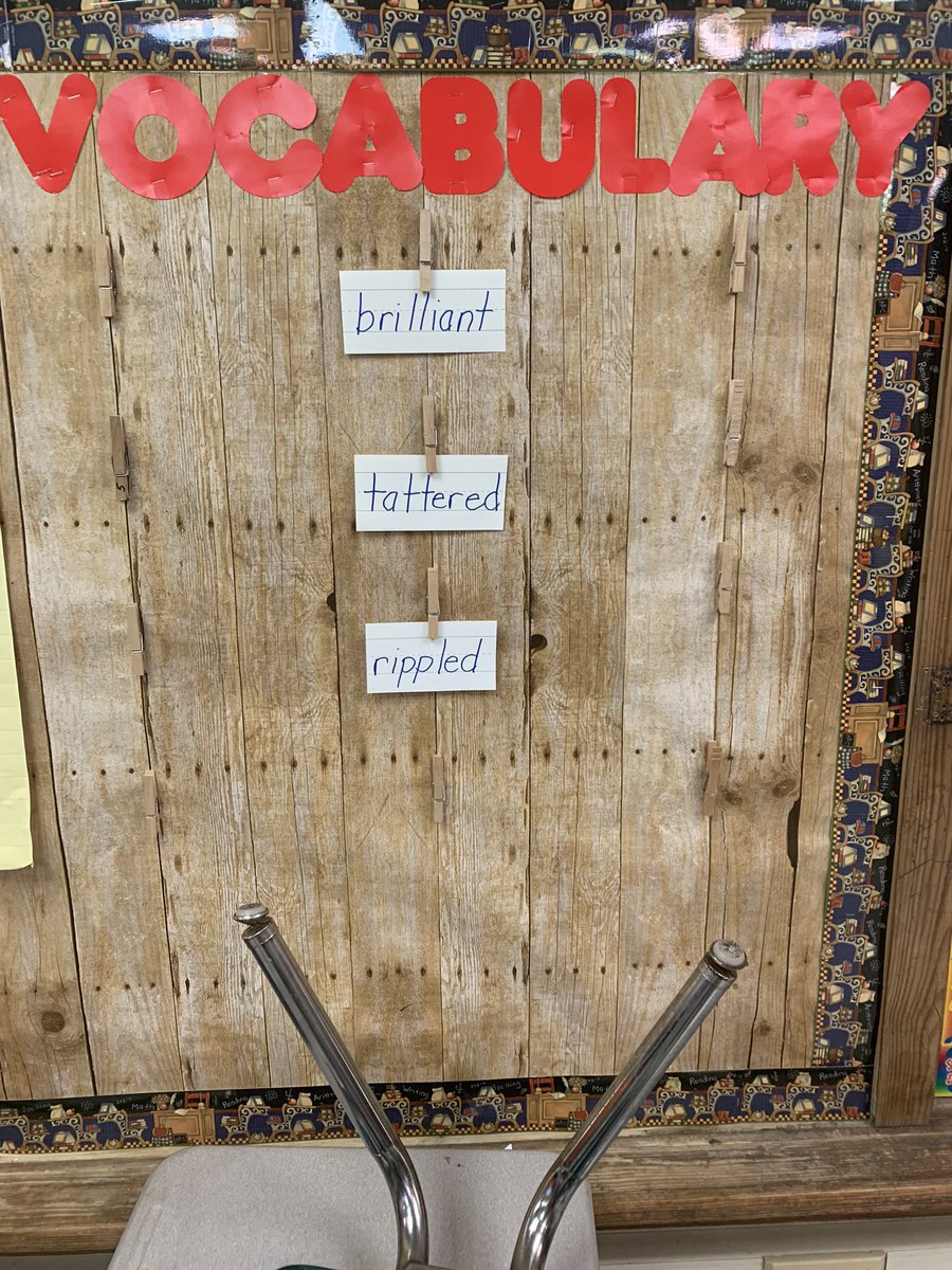 Alright <a href="/ian_carle/">Dr. Ian Carle</a>, got my board ready to go and last week’s words up!! Room to add more! #youOTTtobehere #isdstrong #3rdgrade