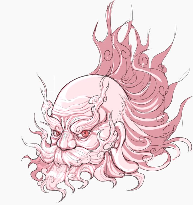 久しぶりに誰得なラクガキを……。
たまにおっさん分とかクリーチャー分を補給したくなります(謎) 