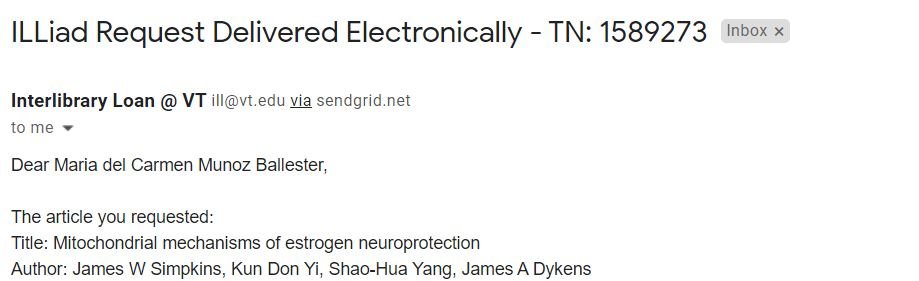Canxuki's tweet image. My favorite morning e-mails:

@VTLibraries sending the paper I needed and I couldn&apos;t find anywhere!

#ThanksLibrarians #LibrariesForever #PostdocLife