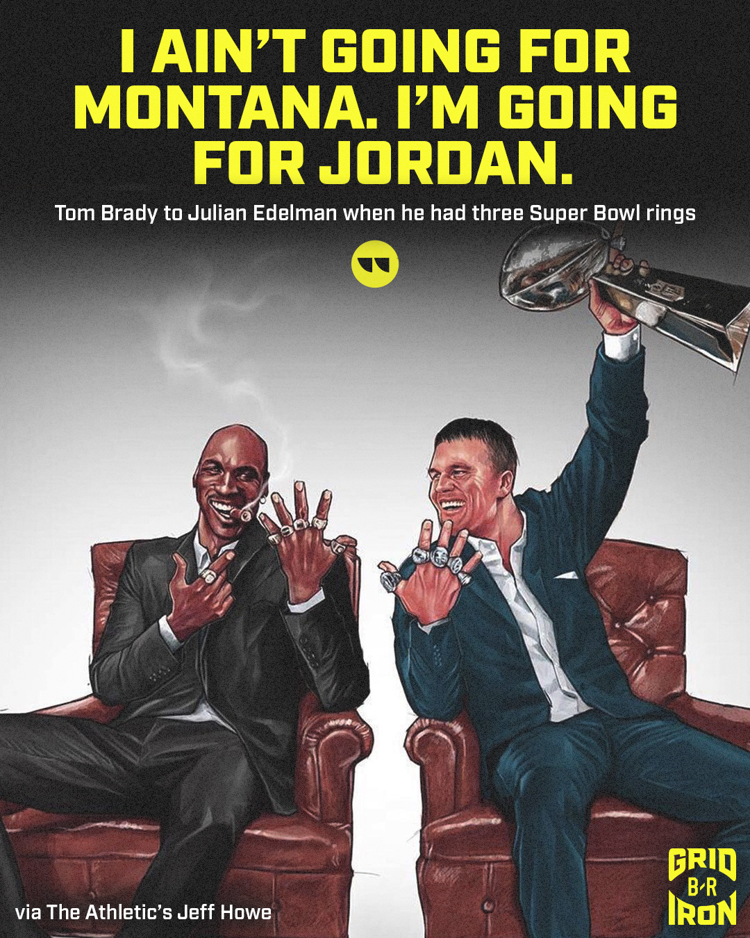 Tom brady michael best sale jordan