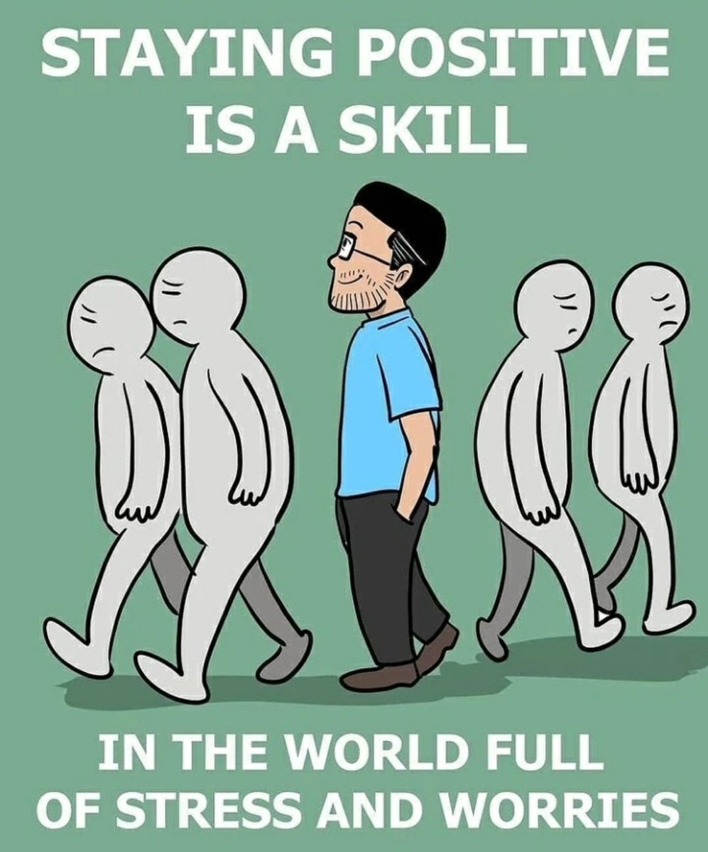 Staying positive is a skill 😁