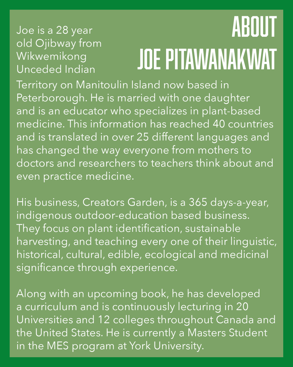 We are excited to highlight Joe Pitawanakwat, founder of Creators Garden, who is hosting a workshop next Thursday, September 16th at 11am to discuss plant medicine knowledge and its role in the management of the Chronic Disease Epidemic. Register now; all are welcome to join!