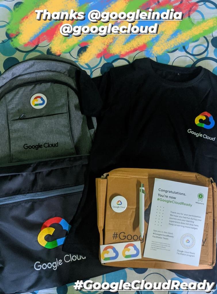 omdeshmukh_09's tweet image. I feel glad to share that I have accomplished the Third milestone in the Google Cloud Ready Platform ! 
Looking forward to participate in more such amazing events and earn cool swags!!!#GoogleCloudReady
@Google @GoogleCloud_IN #googlecloudready  #GoogleSwags