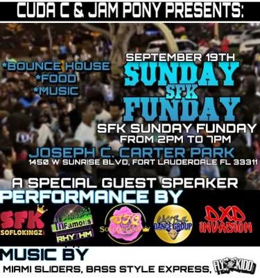 ponygirl954's tweet image. September 19th Carter Park. Ft.Lauderdale #JamPonyExpressDjs #LongLiveBigAce #FloridaShit #Legendary