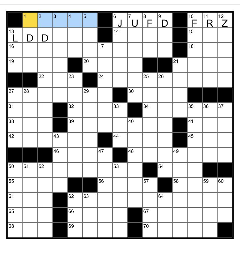 checking in on the crossword i started at 4am 