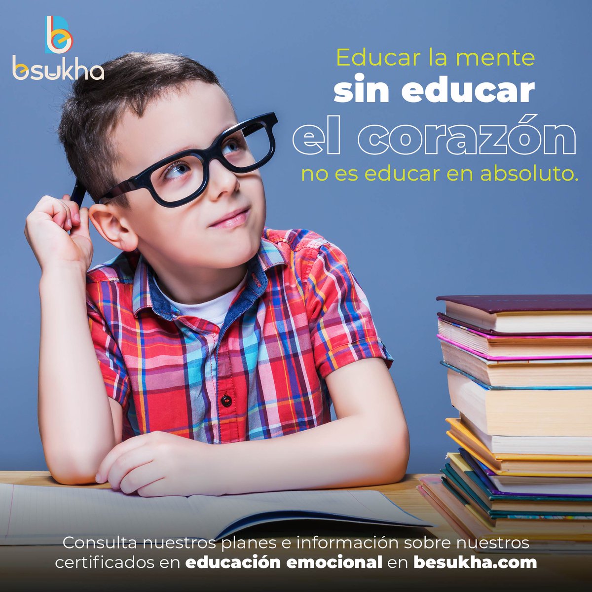 BeSukha's tweet photo. Especialistas han determinado que la inteligencia emocional y la capacidad de controlar sentimientos determinarán nuestro éxito y felicidad en todos los ámbitos de la vida.

#EvolucionaConBesukha #EsTuMomento #BesukhaSchools

https://t.co/IfTl5fTw24 https://t.co/mGm8Q1X8HF