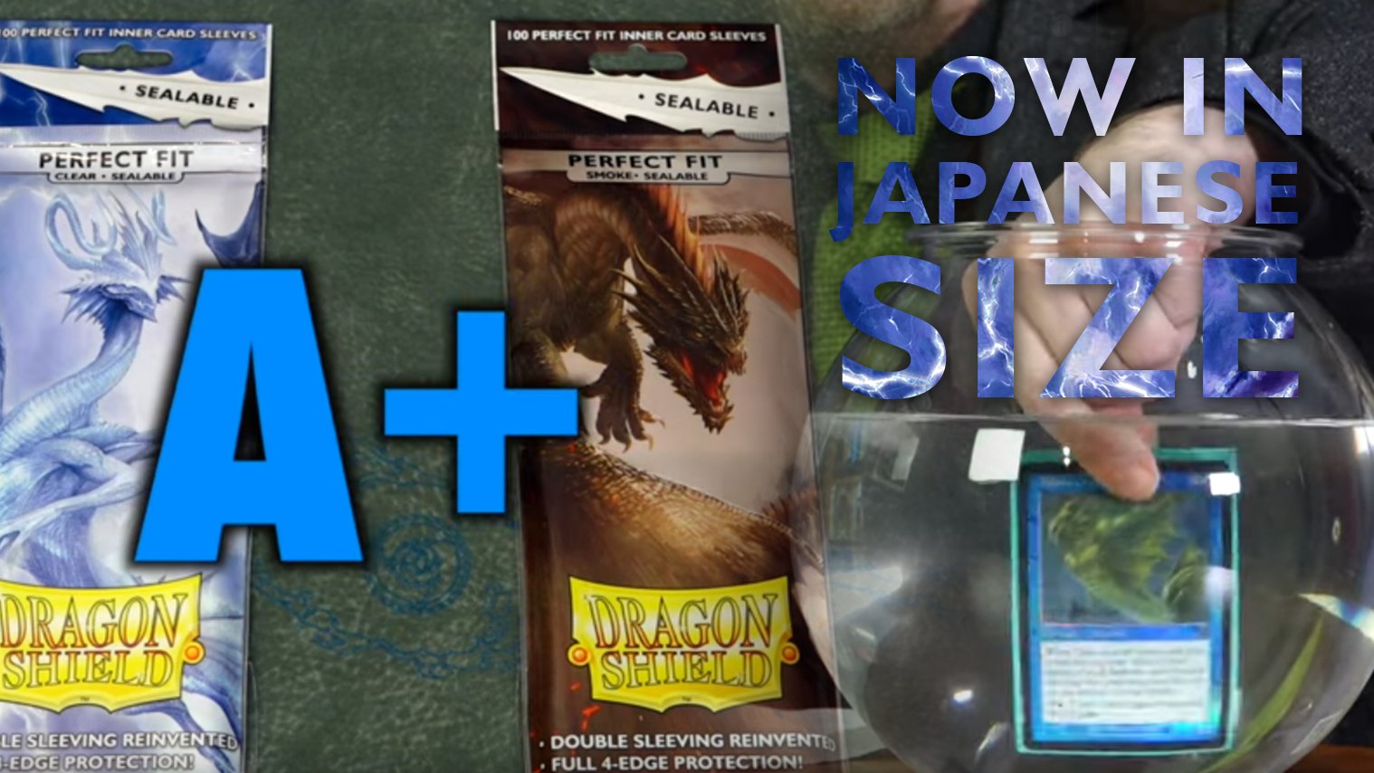 Dragon Shield on X: Take protection to the next level! Perfect Fit Sealable  inner sleeves now in Japanese size! Watch this reviewer do the water bowl  test!  (yes, he shows std