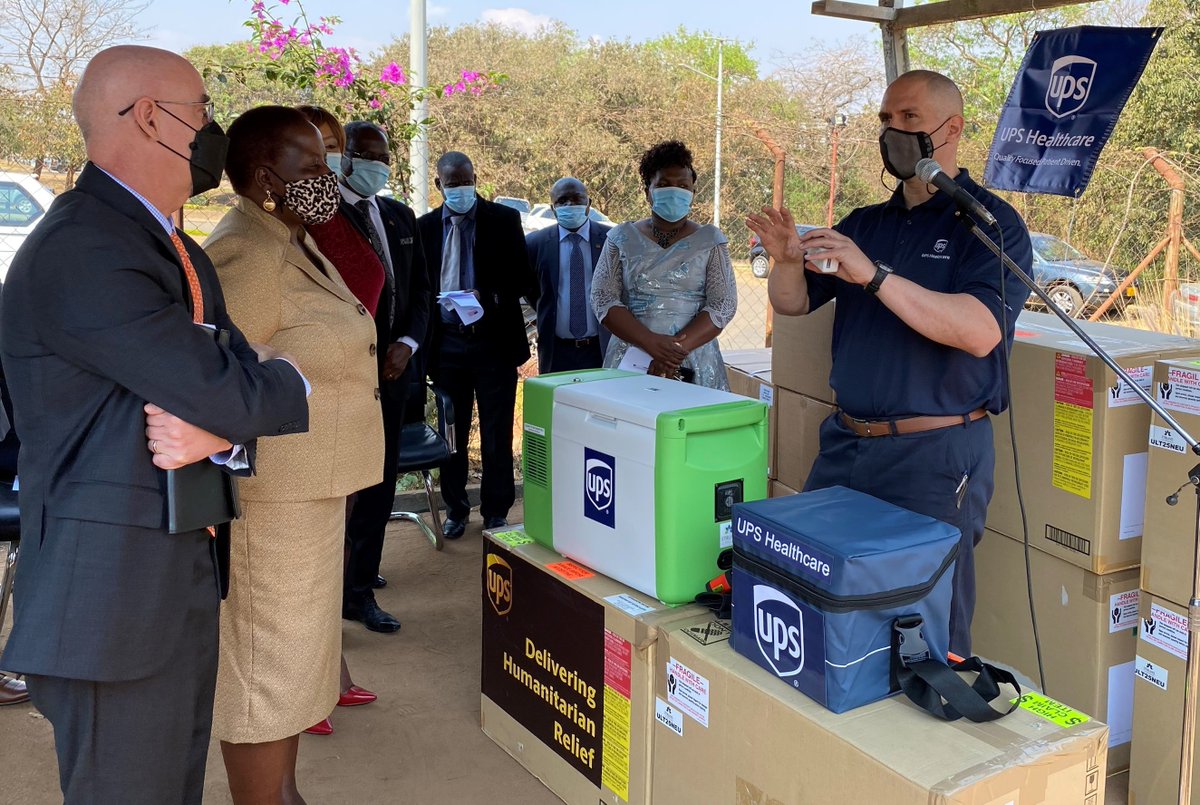We applaud <a href="/UPS/">UPS</a> Foundation for donating high-tech equipment, preparing Malawi to receive Pfizer vaccines including from US govt. This is another example of strong U.S.-Malawi ties &amp; the type of public-private partnership we will continue to pursue in the fight against COVID-19.